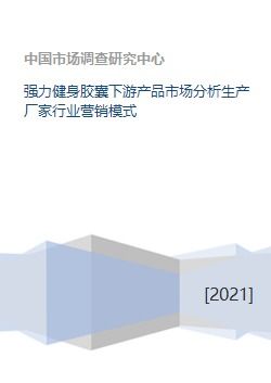 强力健身胶囊下游产品市场分析及行业营销模式策划